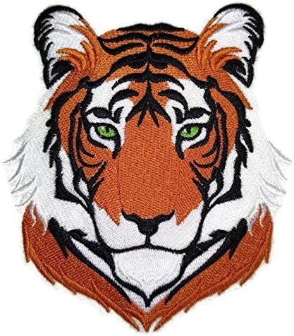A természet Szőtt a Szálak, Csodálatos állatvilág [Királyi Bengáli Tigris arcát] [Egyéni, Egyedi] Hímzett Vasalót/Varrni