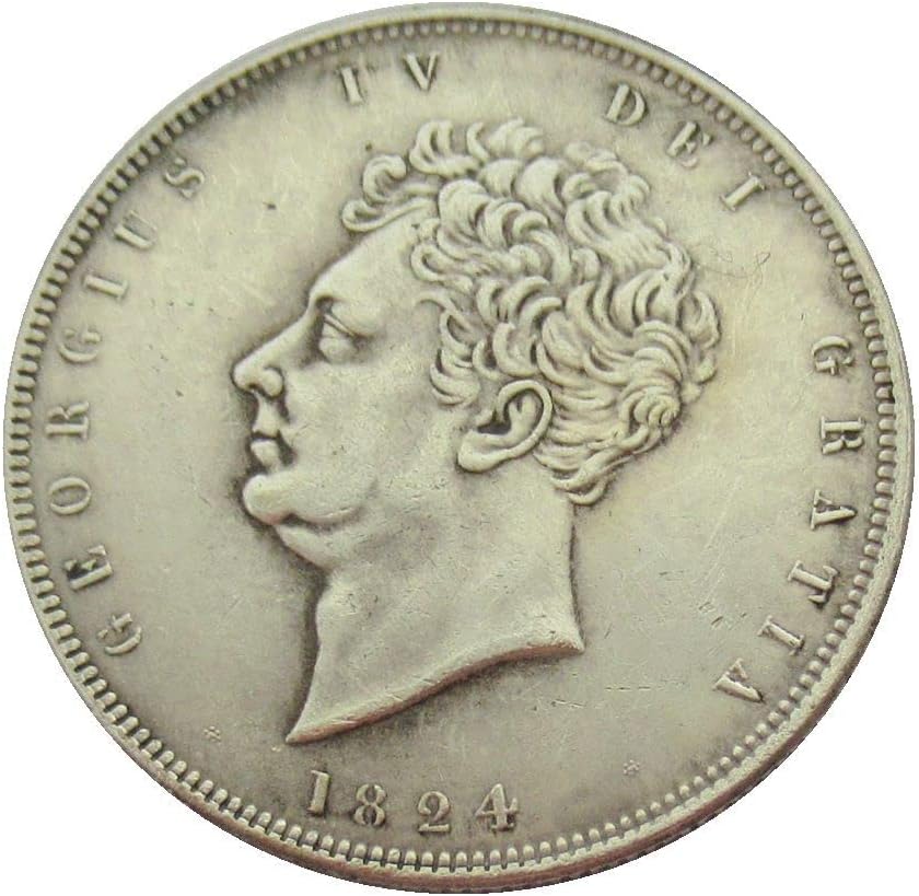 A Brit Fél-Koronát 1824-1829 4 Idegen Replika Emlékérme