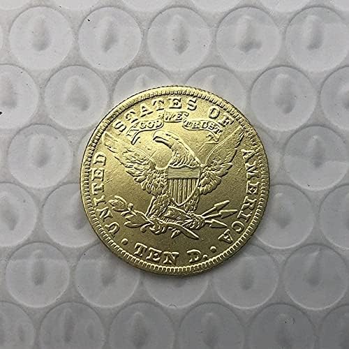 Ada Fizetőeszköz Fizetőeszköz Kedvenc coin1907 Amerikai Szabadság Sas Érme, Arany-Bevonatú Másolás Érme, Emlékérme Gyűjtemény
