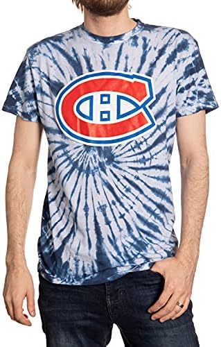 Calhoun NHL Surf & Mens Rája Spirál Nyakkendő Festék T-Shirt – A Naplemente Gyűjtemény