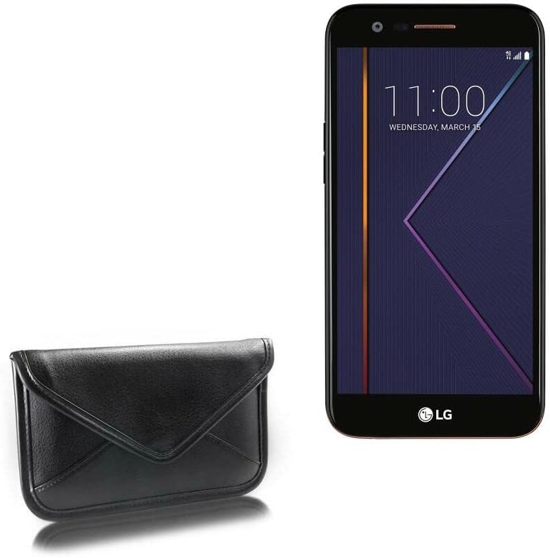 BoxWave Esetében LG K20 Plusz (Az által BoxWave) - Elite Leather Messenger, Táska, műbőr tok Boríték Design LG K20 Plus
