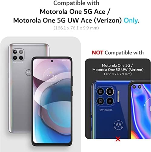 NZND Kompatibilis Motorola Moto Egy 5G Ace (Egy 5G UW Ace) együtt Edzett Üveg kijelző Védő fólia (Maximális Lefedettség),