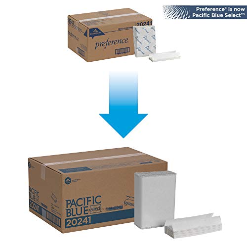 Pacific Kék Válasszuk a C-Fold papírtörlő által GP PRO (Georgia-Csendes-óceáni), Fehér, 20241, 200 Törölköző Per Csomag,