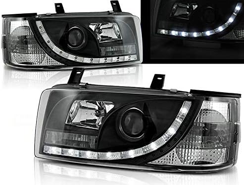 Fényszórók VR-1663 Fények, Kocsi, Lámpák, Fényszórók, Vezető, Utas Szett Fényszóró Fekete kompatibilis Volkswagen T4