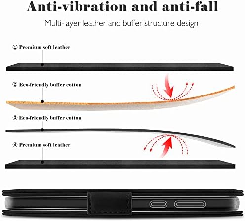 YATWIN Kompatibilis a Samsung Galaxy A03s Tárca az esetben, Flip Pénztárca Bőr Mágneses Csattal Esetben a Hitel-Kártya-Tartót,