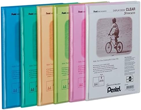 Pentel A4-es Válogatott Recycology Kijelző Könyv 20 Zseb - Világos