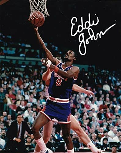 EDDIE JOHNSON PHOENIX SUNS AKCIÓ ALÁÍRT 8x10 FOTÓ - Dedikált NBA-Fotók