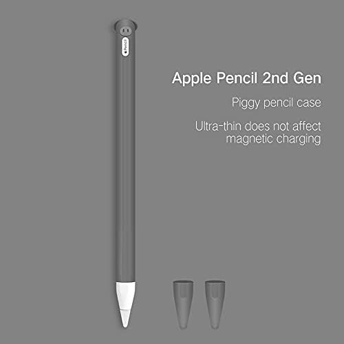 PERFECTSIGHT Aranyos Esetben az Apple Ceruza, 2 Generációs, Puha Szilikon Rajzfilmek Fedezze Disznó Design Ujja Tartozékok