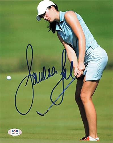 Sandra Gal aláírt 8x10 fotó PSA/DNS Dedikált Golf - Dedikált Golf Fotók