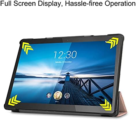 Tablet PC Esetben Kompatibilis a Lenovo M10 FHD REL TB-X605FC /TB-X605LC (10.1) Tabletta Esetben Könnyű Trifold Állni