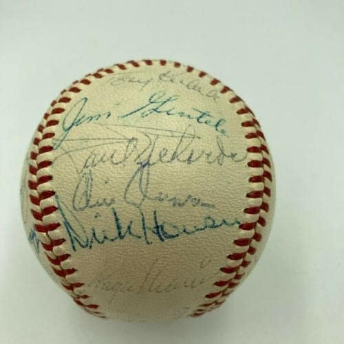 Mickey Mantle & Roger Maris 1961 All Star Game Csapat Aláírt Baseball PSA DNS-COA - Dedikált Baseball