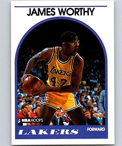 1989-90 Karika Kosárlabda 210 James Méltó Los Angeles Lakers NBA Hivatalos Kereskedési Kártya