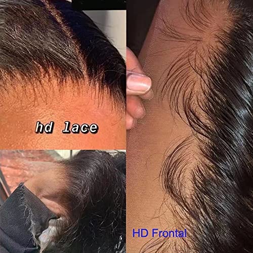 A brazil Méz Szőke 13X4 HD Láthatatlan Csipke Elöl Emberi hajból készült Paróka, Ombre 1B30 Szín Pixie Rövid, Göndör
