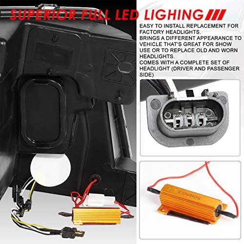 Szekvenciális indexet, DRL LED Projektor Lámpa Kompatibilis a Ford F-150 Lincoln Mark LT 04-08, Vezető, Utas, Oldal,