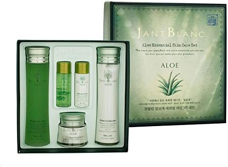 Jant Blanc Aloe Alapvető Bőrápoló Készlet (Öt Elem) Toner,Emulzió,Krém,Utazási Csomag(Aloe Toner ,Aloe Emulzió)