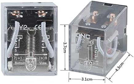 AXTI LY2NJ Relé Tekercs Általános DPDT Micro Mini Elektromágneses Relé, Kapcsoló, Aljzat Nélkül Bázis AC 110V, 220V