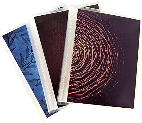 CocoPolka Tiszta Zsebében 4 x 6 fotóalbumok Csomag 3, 48 átlátszó Zsebbel Minden Mini Album. Rugalmas, Levehető Kiterjed.
