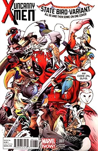 Rejtélyes X-Men (3. Sorozat) 1F VF/NM ; Marvel képregény | Deadpool Állam Madár Változat