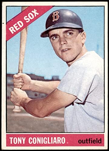 1966 Topps 380 Tony Conigliaro Boston Red Sox (Baseball Kártya) VG+ Red Sox