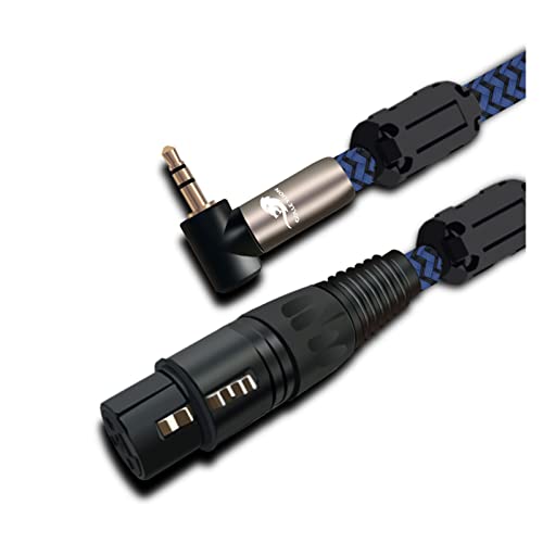 Kondenzátor Mikrofon Kábel Szög Mini Jack 3,5 a Férfi-XLR 3 Pin-Női Kompatibilis PC-n a Mobil hangmérnök Kábel 1M 2M