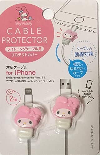 Kasoyo Sanrio A Dallam Kábel Védő Mobiltelefonok, Tartozékok 2db Meghatározott iPhone (Lightning Kábel)