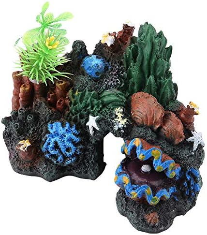 Zerodis Színes Mesterséges Tenger Korallzátony Dísz Gyanta Barlang Dekoráció Vízi Miniatúrák Tájkép, akvárium, Akvárium