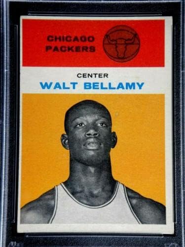 Walt Bellamy 1961 Fleer Újonc Kártya 4 Psa Vg-ex 4 Hof Szép Kártya Osztályozott - Kosárlabda Asztalon Kezdő Lapot