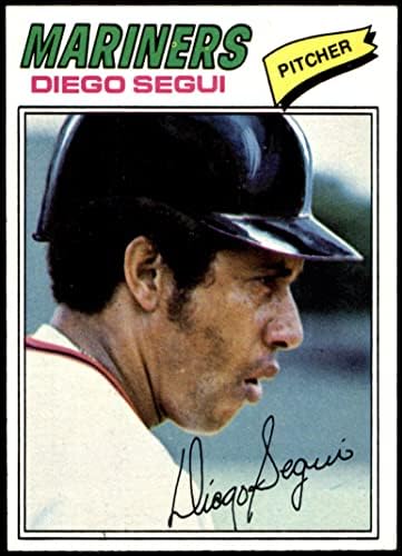 1977 Topps 653 Diego Segui Seattle Mariners (Baseball Kártya) NM Mariners