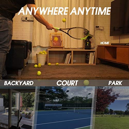 SCIFANTA Hordozható teniszlabda Pöcs(3.7 lb) az Önálló Játék|Labda Launcher Kezdőknek/Gyerekek/Edző/Home-Bíróság|Pontos&Hatékony