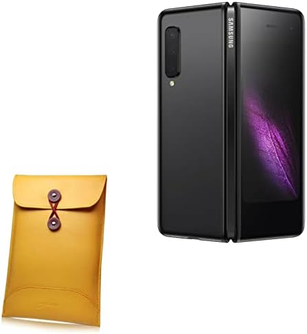 BoxWave tok Samsung Galaxy Fold 5G (a bíróság által BoxWave) - Manila Bőr Borítékot, Retro Boríték Stílusú Hip-Fedezze